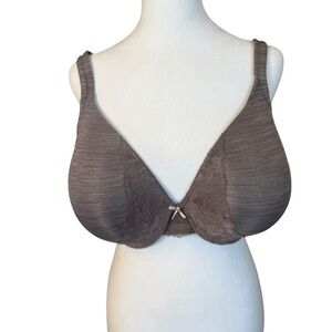 Cacique Underwire Lightly Lined Full Coverage‎ Bra Size 38G Dark Purple